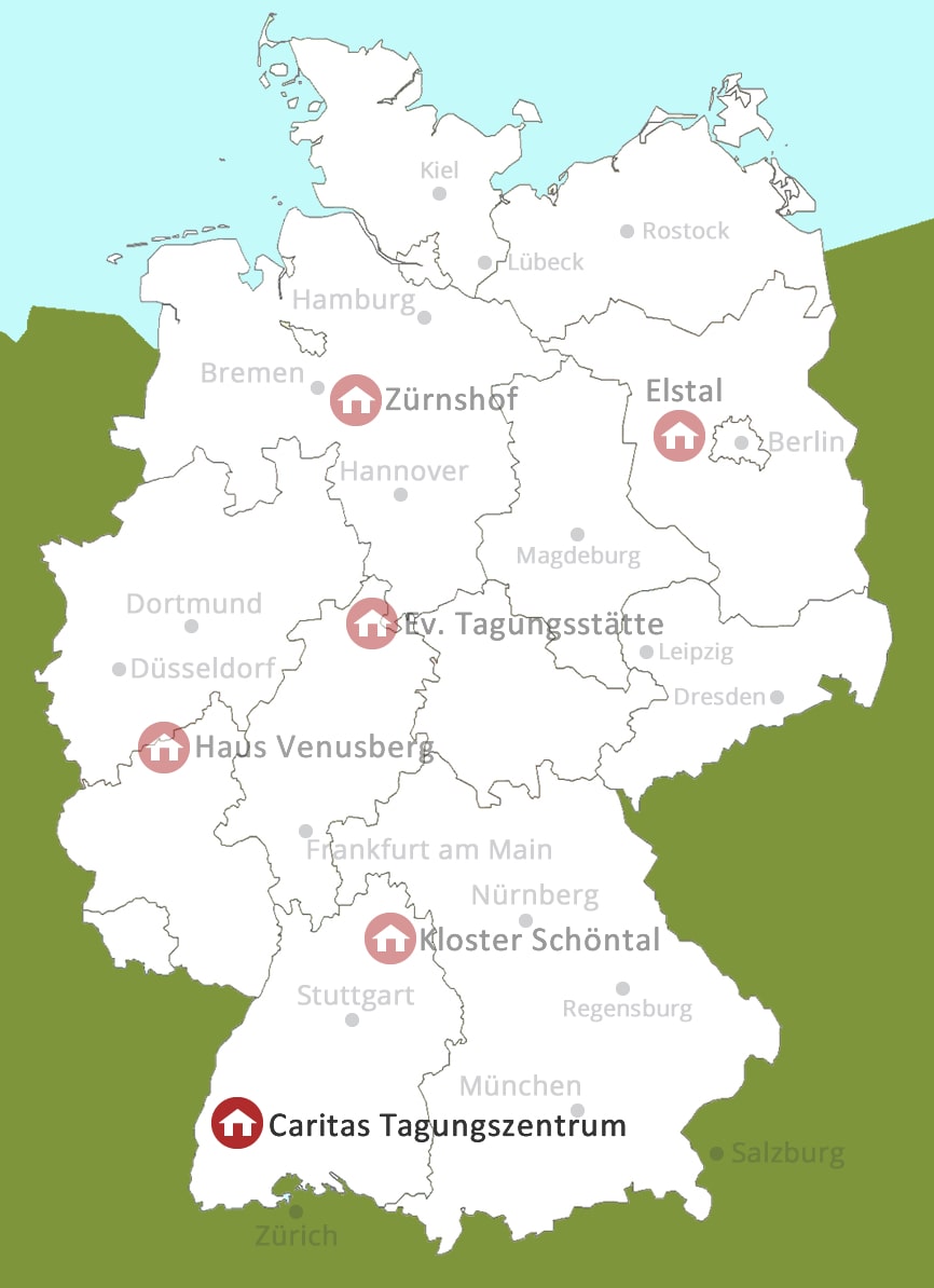Kurs Orte Deutschland Karte Caritas