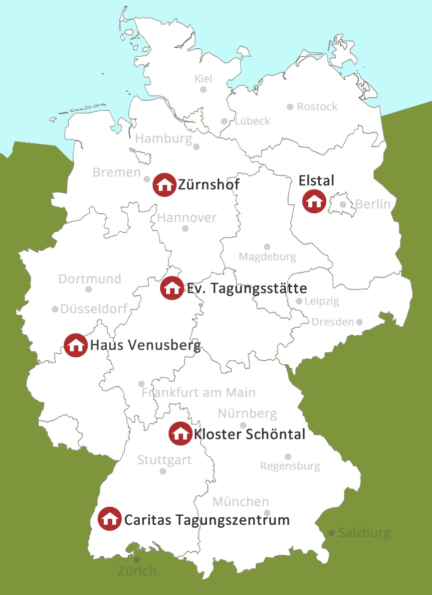Kurs Orte Deutschland Karte